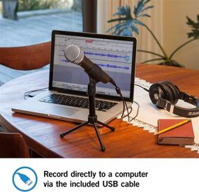 img 1 attached to 🎙️ Samson Q2U USB/XLR Dynamic Microphone Pack: Perfect for Recording and Podcasting (Includes Mic Clip, Stand, Windscreen, and Cables)