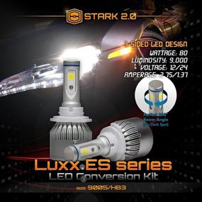 img 4 attached to [Upgraded] Luxx ES Series - High Beam 80W All-in-One 360° LED Kit - Cool White 6000K 6K - 9,000 lm - 9005/HB3