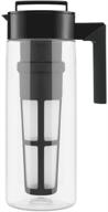 🍵 takeya iced tea maker: usa-made with flash chill technology, 2 quart, in sleek black логотип