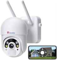 📷 wireless battery-powered outdoor security camera: ctronics wifi cam with color night vision, pir & radar dual detection, 2-way audio - ideal for home surveillance system logo