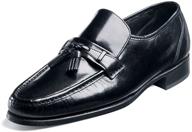 👞 stylish florsheim men's tassel loafers in classic black logo