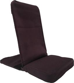 img 4 attached to 🪑 Enhanced BackJack Floor Chair - Standard Size (Purple)