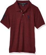 u s polo assn little burgundy logo