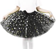 👸 adorable multicolor princess ballet rainbow girls' clothing: skirts & skorts for toddlers logo