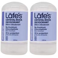 lafes crystal deodorant natural mineral logo
