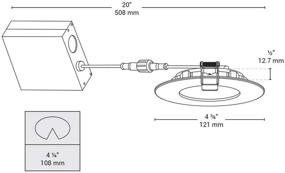 img 2 attached to 💡 Bazz SLDSKB4W Integrated Recessed Lighting: Enhancing Your Space with Seamless Elegance