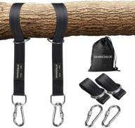 🌳 sahara sailor tree swing hanging straps (set of 2) - 5ft non-stretch kit | safely holds 2200 lbs | bonus carabiners & bag | ideal for tire, disc swings, hammocks logo