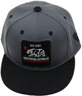 🧢 california republic snapback hat by l.g. – boys' caps & accessories logo