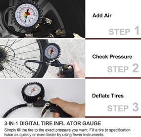 img 2 attached to Hausse Compressor Accessory Fittings Inflator