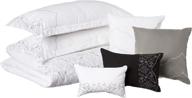 🛏️ chic home grace 8-piece comforter set, king size, white - 105ck107-an logo