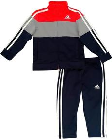 img 2 attached to 🏃 Active Adidas Bright Boys' Tricot Jacket: Optimized Clothing for Movement