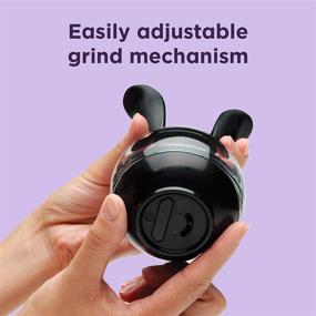 img 1 attached to 🍽️ Chef'n PepperBall Grinder (Black and Clear)