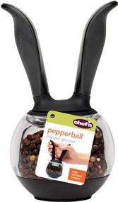 img 4 attached to 🍽️ Chef'n PepperBall Grinder (Black and Clear)