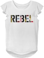 👚 white star wars girls' t-shirt: trendy tops, tees & blouses for girls logo