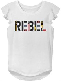 img 1 attached to 👚 White Star Wars Girls' T-Shirt: Trendy Tops, Tees & Blouses for Girls