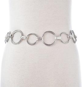 img 3 attached to 👗 Luxury LABANCA Women's Hollow Sweater: Stunningly Embellished with Chic Belts