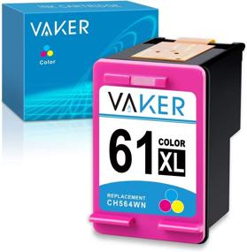 img 4 attached to VAKER Remanufactured Ink Cartridge Replacement for HP 61XL 61 XL Tri-Color - Enhanced Compatibility with Envy 4500 4502 5530 5535, DeskJet 1512 2542 2540 1010 1000 1510, OfficeJet 4630 2620 Printers