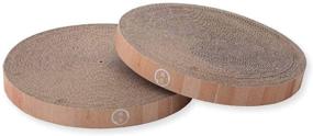 img 4 attached to 🐱 Enhance Your Cat's Comfort with Cozy Cat Scratcher Bowl Replacement Pads (2 Pack)