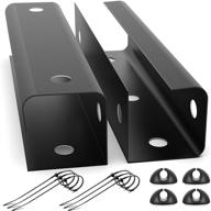 yecaye 2 pack under desk cable management tray: streamline wire organization for standing desks, office, and home logo