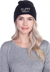 img 2 attached to LOKIDVE Winter Embroideried Beanie Cap Skull Sports & Fitness
