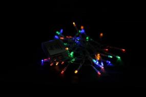 img 1 attached to 🌈 Multicolor Karlling Battery Operated 40 LED Fairy Light String for Wedding, Party, Xmas, and Christmas Decorations