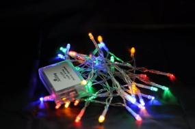 img 4 attached to 🌈 Multicolor Karlling Battery Operated 40 LED Fairy Light String for Wedding, Party, Xmas, and Christmas Decorations