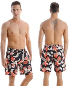 img 3 attached to 🩲 Sunshinetimes Swimwear Underwear Boys' Clothing with Matching Prints