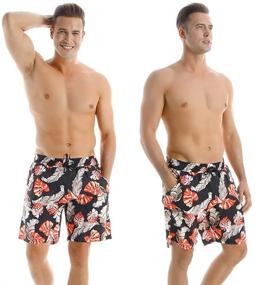 img 2 attached to 🩲 Sunshinetimes Swimwear Underwear Boys' Clothing with Matching Prints