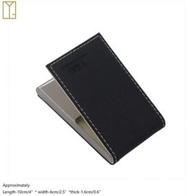 img 3 attached to Stylish Valentine's Day Men's Accessories: YDC0523 Artificial Leather Wallets, Card Cases & Money Organizers