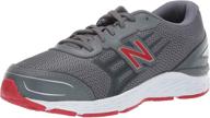 girls' pigment velocity athletic shoes by new balance - perfect for running logo