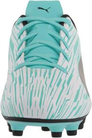 img 3 attached to Unisex Girls' PUMA RAPIDO Soccer White Castlerock: Athletic Shoes that Deliver