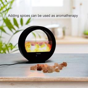 img 1 attached to 🔮 Hengzongsm Himalayan Pink Crystal Salt Lamp: Bluetooth Speaker, Singing Night Light, Pure Air + Soothing Music, Adjustable Brightness