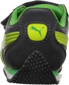 img 2 attached to π PUMA Speed Lightup Asphalt Limepunch Toddler Girls' Shoes: Vibrant Style and Comfort for Little Feet