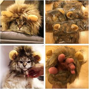 img 2 attached to 🦁 Lion-licious: OMG Adorables Cat Lion Mane Costume - Unleash the Roaring Cuteness!
