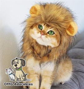 img 3 attached to 🦁 Lion-licious: OMG Adorables Cat Lion Mane Costume - Unleash the Roaring Cuteness!