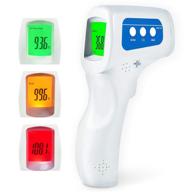 efficient non-contact infrared forehead thermometer: accurate temperature indicator logo