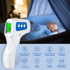 img 3 attached to Efficient Non-Contact Infrared Forehead Thermometer: Accurate Temperature Indicator