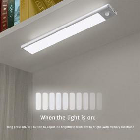 img 3 attached to 🔦 Wireless White LED Closet Lights: Motion Sensor, USB Rechargeable Battery Powered Under Cabinet Lighting Fixtures for Bedroom, Stairs, Wardrobe, Kitchen, Hallway, Garage