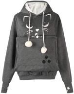 hoodies kangaroo pullover printing sweatshirt cats for apparel logo