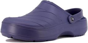 img 4 attached to Nautica Men's Slip-On Clogs in Black - Size 11, Trendy Men's Shoes