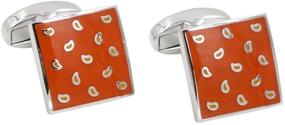 img 4 attached to Tear Orange Cufflinks Everything Links