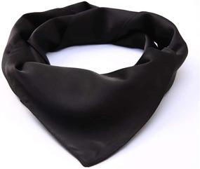 img 1 attached to 🧣 AOLIGE Satin Scarf for Women's Accessories: Scarves, Wraps & More