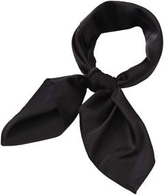 img 4 attached to 🧣 AOLIGE Satin Scarf for Women's Accessories: Scarves, Wraps & More