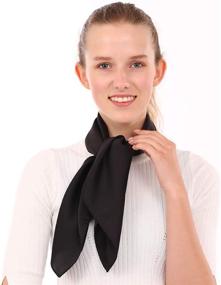 img 2 attached to 🧣 AOLIGE Satin Scarf for Women's Accessories: Scarves, Wraps & More