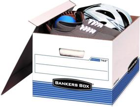 img 3 attached to 📦 Bankers Box STOR/FILE Medium-Duty Storage Boxes 20-Pack - FastFold, Lift-Off Lid, Letter/Legal
