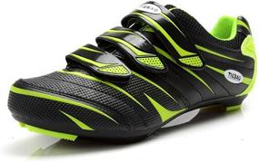 img 3 attached to 🚴 Tiebao Road Cycling Shoes with Lock Pedals - Cleated Bicycle Shoes for Ciclismo