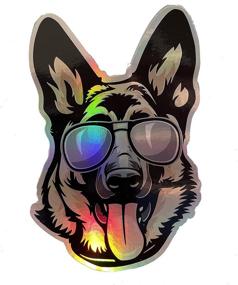 img 3 attached to WickedGoodz Holographic German Shepherd Decal