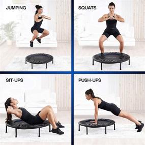 img 1 attached to 🏋️ Revitalize and Stay Fit with FITPULSE Mini Trampoline - The Ultimate Adult Rebounder