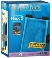 🐠 aquatech hex 5#5 ez change aquarium replacement filter cartridge (1) by aquatech logo