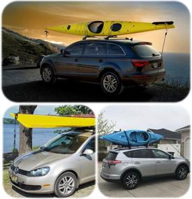 img 1 attached to UCSAJI 4PCS 1/8in 8ft Adjustable Heavy-Duty Rope Hanger Ratchet for Kayak and Canoe Bow/Stern Tie Downs Straps